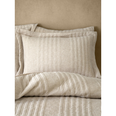 Pineapple Elephant Natural Tamba Jersey Stripe Pillowcases