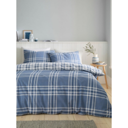 Catherine Lansfield Kelso Check Duvet Cover Set