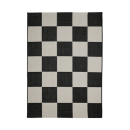 maker Indoor/Outdoor Black & White Checkerboard Rug