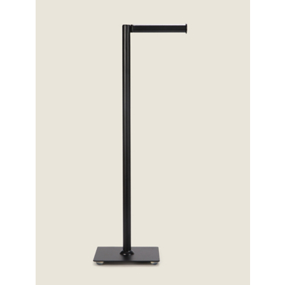Matte Black Freestanding Toilet Roll Holder
