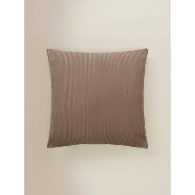 Taupe Cord Cushion