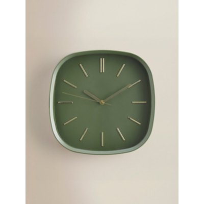Green Square Clock
