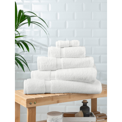 White Super Soft Cotton Towel & Bath Mat Range