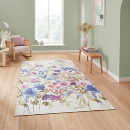 Catherine Lansfield Purple Country Floral Rug