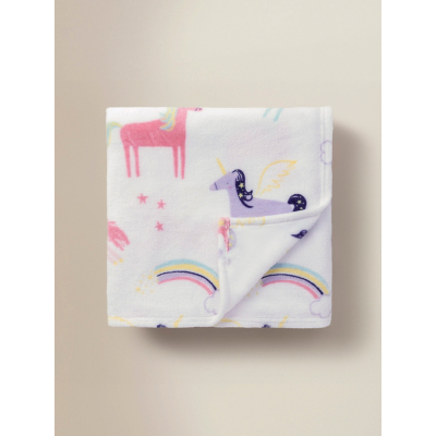 Unicorn Fleece Blanket - 120cm x 150cm