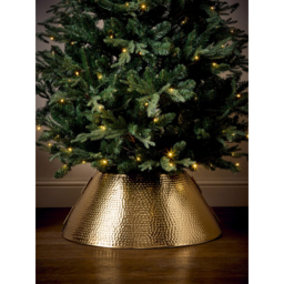 Gold Metal Christmas Tree Skirt
