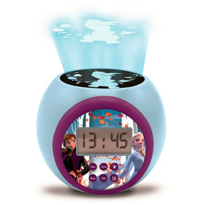 Lexibook RL977FZ Frozen II Childs Projector Clock