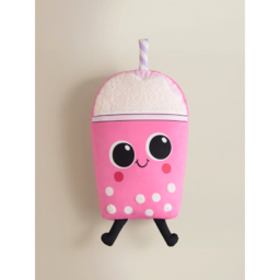Pink Hey BFF Bubble Tea Cushion