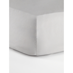 Light Grey Just Wellness Cool Touch TENCEL Plain Fitted Sheet