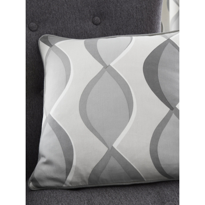 Fusion Grey Lennox Filled Cushion