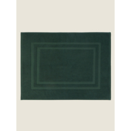 Green Terry Wellness Anti Bac Bath Mat