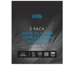 Luxury Duck Feather Pillow 2-Pack