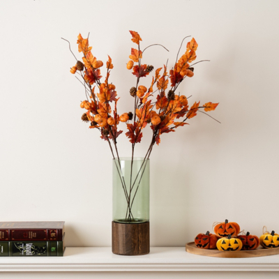 Scottish Everlastings 160cm Autumnal Pumpkin & Pinecone Garland