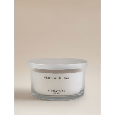 Signature Scents Heritage Oak Triplewick Candle