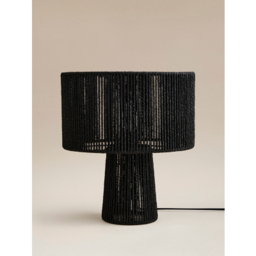 Black Paper String Table Lamp