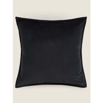 Black Velvet Cushion - 43cm x 43cm