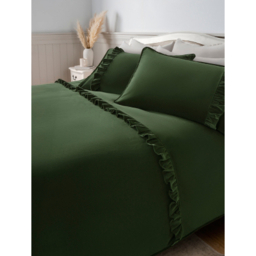 Stacey Solomon Velvet Ruffle Detail Cotton Duvet Set