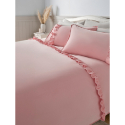 Stacey Solomon Velvet Ruffle Detail Cotton Duvet Set