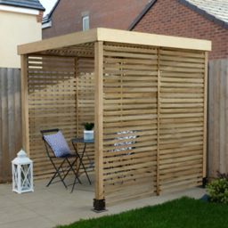Forest Garden Modular Pergola with 3 Side Panel Packs