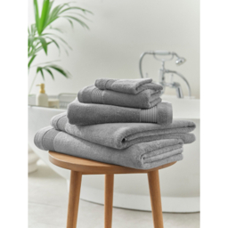 Egyptian Cotton Towel & Bath Mat Range - Titanium