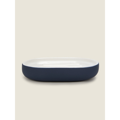 Matte Navy Soap Dish