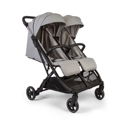 Push Me Dubl Twin Stroller - Grey