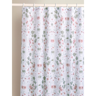Leaves & Flowers Shower Curtain