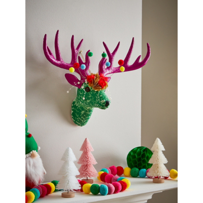 Deer Head Christmas Decoration