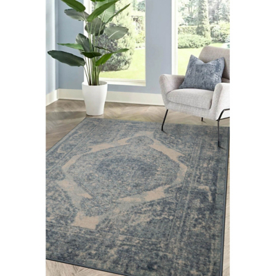 maker Blue Juno Medallion Rug