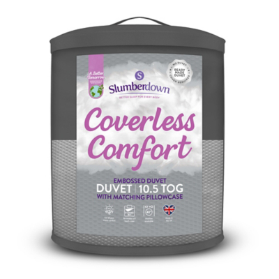 Slumberdown Coverless Comfort - Waffle Embossed Reversible Duvet