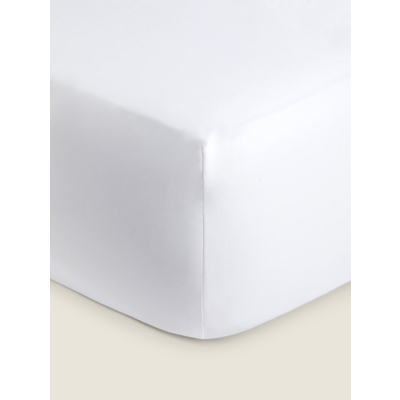 White Luxuriously Soft 100% Cotton 800 Thread Count Fitted Sheet