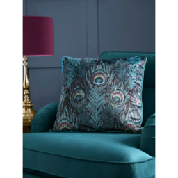 Laurence Llewelyn-Bowen Teal Dandy Peacock Cushion