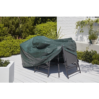 Small Green Square Outdoor Furniture Cover