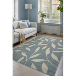 maker Blue Vision Leaf Rug