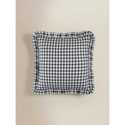 Gingham Frill Cushion