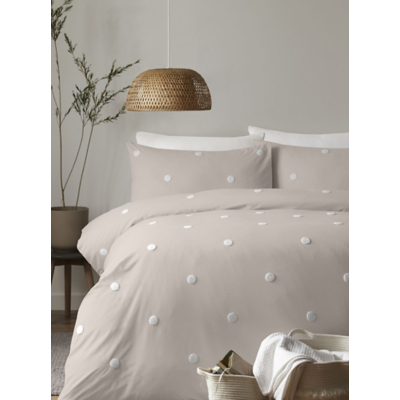 Appletree Linen Dot Garden Duvet Cover Set