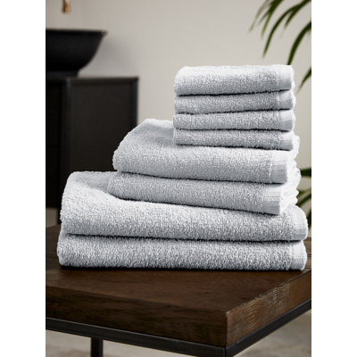 Catherine Lansfield White Quick Dry Towel Bale - Set of 8