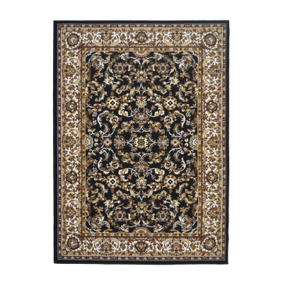 maker Traditional Black Rug