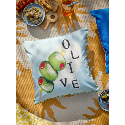 Furn Mediterranean Olive Outdoor Cushion