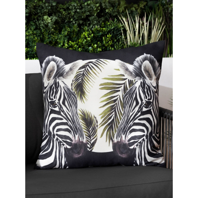 Paoletti Leopardis Zebras Printed Outdoor Cushion