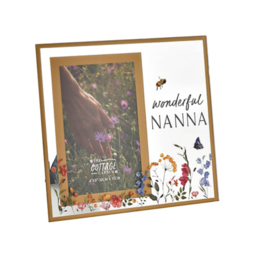 The Cottage Garden Glass Frame 4 x 6 'Nanna'