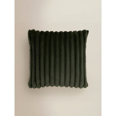 Ribbed Faux Fur Cushion
