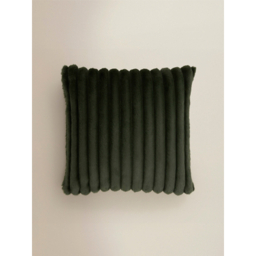 Ribbed Faux Fur Cushion