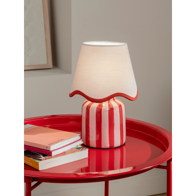 Red Striped LED Lamp