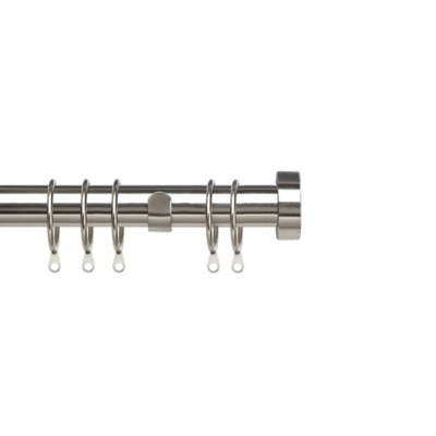 Speedy Satin Silver Pristine 25-28mm Stud Pole Set
