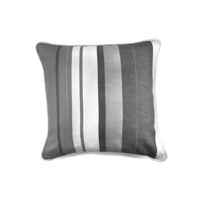 Fusion Grey Whitworth Stripe Filled Cushion