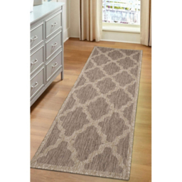 maker Latte Gel Backed Trellis Runner