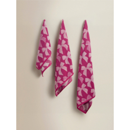 Pink Bows Cotton Towel Range