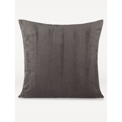 Charcoal Grey Cord Cushion