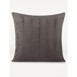 Charcoal Grey Cord Cushion